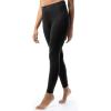 imageFruit of the Loom womens High Neck Top and Legging Thermal SetBlack