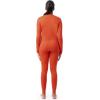 imageFruit of the Loom womens High Neck Top and Legging Thermal SetRed