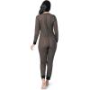 imageFruit of the Loom womens Micro Waffle Premium Thermal Union SuitCheetah Print