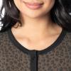 imageFruit of the Loom womens Micro Waffle Premium Thermal Union SuitCheetah Print