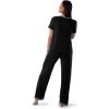 imageFruit of the Loom womens Short Sleeve Tee and Pant 2 Piece Sleep SetBlack