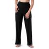 imageFruit of the Loom womens Short Sleeve Tee and Pant 2 Piece Sleep SetBlack
