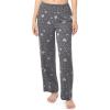 imageFruit of the Loom womens Short Sleeve Tee and Pant 2 Piece Sleep SetCharcoalHearts