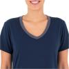 imageFruit of the Loom womens Short Sleeve Tee and Pant 2 Piece Sleep SetMidnight Blue