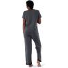 imageFruit of the Loom womens Short Sleeve Tee and Pant 2 Piece Sleep SetSoft Grey