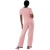 imageFruit of the Loom womens Short Sleeve Tee and Pant 2 Piece Sleep SetSoft Pink