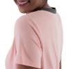 imageFruit of the Loom womens Short Sleeve Tee and Pant 2 Piece Sleep SetSoft Pink