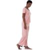 imageFruit of the Loom womens Short Sleeve Tee and Pant 2 Piece Sleep SetSoft Pink
