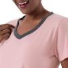 imageFruit of the Loom womens Short Sleeve Tee and Pant 2 Piece Sleep SetSoft Pink