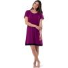 imageFruit of the Loom womens Super Soft and Breathable Sleep ShirtBerry