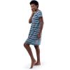 imageFruit of the Loom womens Super Soft and Breathable Sleep ShirtBlue Stripe