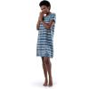 imageFruit of the Loom womens Super Soft and Breathable Sleep ShirtBlue Stripe