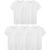 T Shirt - Boys - 5 Pack - White