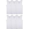 Tank - Toddler - 6 Pack - White