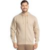 Khaki Heather Full Zip