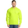 imageFruit of the Loom Eversoft Fleece Full Zip Hoodie SweatshirtSafety Green Full Zip