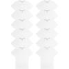 imageFruit of the Loom Mens Eversoft Cotton T Shirts Breathable ampamp Moisture Wicking with Odor Control Sizes S4xCrew  12 Pack  White
