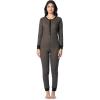 imageFruit of the Loom womens Micro Waffle Premium Thermal Union SuitCheetah Print