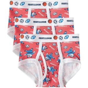 imageFruit of the Loom Boys Tag Free Cotton Briefs Assorted ColorsAssorted Toddlerpack of 3