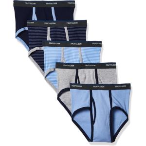 imageFruit of the Loom Boys Tag Free Cotton Briefs Assorted ColorsStripes and Solids