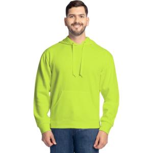 imageFruit of the Loom Eversoft Fleece Pullover Hooded SweatshirtSafety Green Pullover