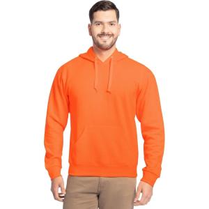 imageFruit of the Loom Eversoft Fleece Pullover Hooded SweatshirtSafety Orange Pullover