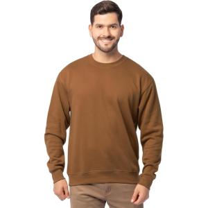 imageFruit of the Loom Mens Eversoft Fleece Crewneck Sweatshirts Moisture Wicking ampamp Breathable Sizes S4xGolden Pecan
