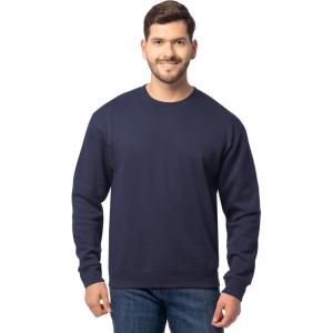 imageFruit of the Loom Mens Eversoft Fleece Crewneck Sweatshirts Moisture Wicking ampamp Breathable Sizes S4xNavy