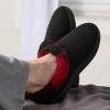 imageFruit of the Loom Mens Slipper IndoorOutdoor Microsuede ClogBlack