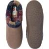 imageFruit of the Loom Mens Slipper IndoorOutdoor Microsuede ClogBrown