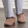 imageFruit of the Loom Mens Slipper IndoorOutdoor Microsuede ClogBrown