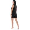 imageFruit of the Loom womens Breathable Tank Top and Short 2 Piece Sleep SetBlack