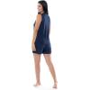 imageFruit of the Loom womens Breathable Tank Top and Short 2 Piece Sleep SetMidnight Blue