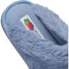 imageFruit of the Loom Womens Slipper Chenille WFur Cuff ClogBlue