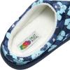 imageFruit of the Loom Womens Slipper Zapatos Cmodos Ditsy Floral Clog IndoorOutdoorNavy