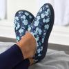 imageFruit of the Loom Womens Slipper Zapatos Cmodos Ditsy Floral Clog IndoorOutdoorNavy