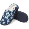 imageFruit of the Loom Womens Slipper Zapatos Cmodos Ditsy Floral Clog IndoorOutdoorNavy