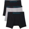 imageFruit of the Loom Mens Micro Mesh Boxer BriefsCotton Mesh  BlackGrey