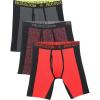 imageFruit of the Loom Mens Micro Mesh Boxer BriefsLong Leg  Flex Side Zones  Colors May Vary
