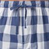 imageFruit of the Loom mens Extra Soft Woven Poplin Pajama Sleep SetBlue Check