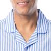 imageFruit of the Loom mens Extra Soft Woven Poplin Pajama Sleep SetBlue Stripe