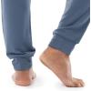 imageFruit of the Loom mens French Terry Top and Jogger Sleep Pajama SetHeather GreyBlue