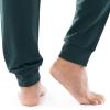 imageFruit of the Loom mens French Terry Top and Jogger Sleep Pajama SetHeather GreyGreen