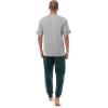 imageFruit of the Loom mens French Terry Top and Jogger Sleep Pajama SetHeather GreyGreen