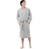 imageFruit of the Loom mens Lightweight French Terry RobeHeather Grey