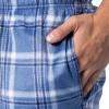 imageFruit of the Loom mens Microsuede Fleece Sleep Pajama Pants 2packBlue PlaidNavy Check