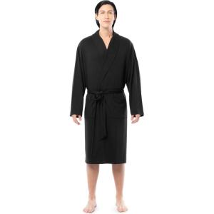 imageFruit of the Loom mens Lightweight French Terry RobeBlack