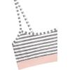 imageFruit of The Loom Girls Cotton Spaghetti Strap Sport BraGrey StripeGreyWhite