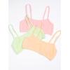 imageFruit of The Loom Girls Cotton Spaghetti Strap Sport BraLentilMangoPinkWhite