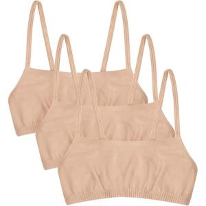 imageFruit of The Loom Girls Cotton Spaghetti Strap Sport BraSandSandSand